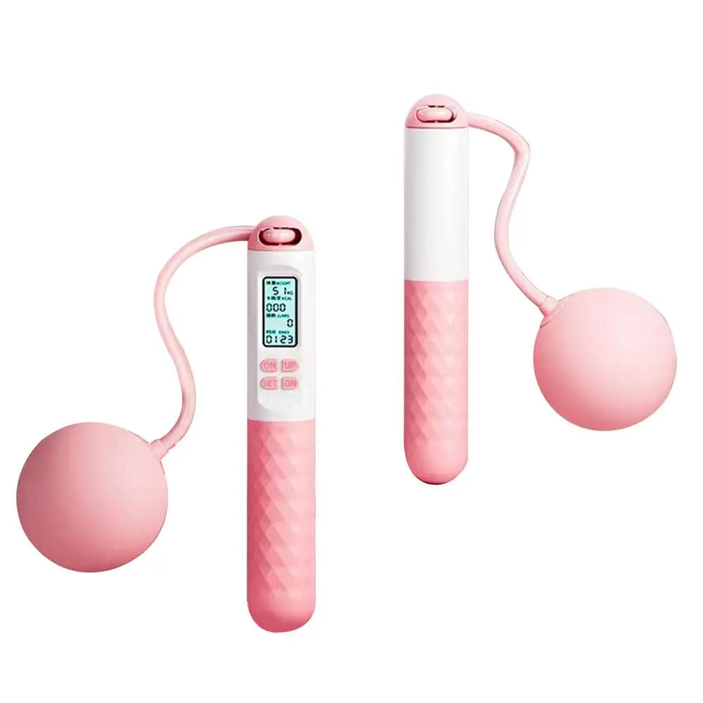 Counting Jump Rope Ball TPU Skipping Rope Exercise Adjustable Cordless Jump Rope Fitness Gym Training Home Sport Equipment