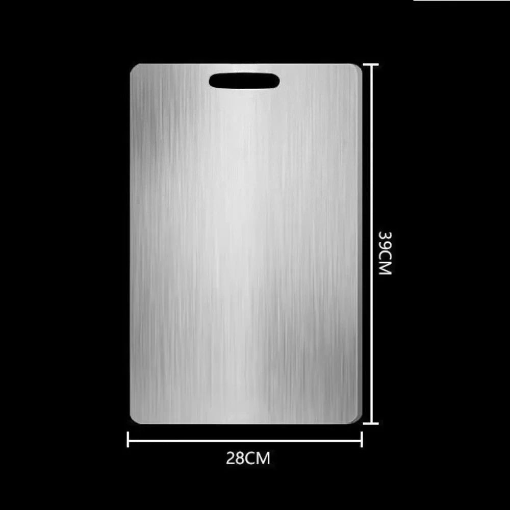 Thickened Stainless Steel Cutting Board Antibacterial and Mildew-Proof Household Cutting Board Kitchen Kneading Dough Board