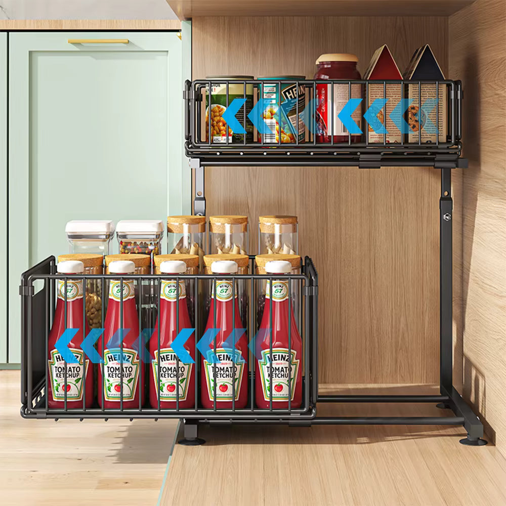 Adjustable Kitchen Storage Rack