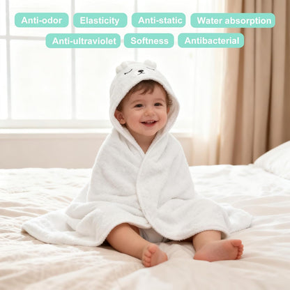 3 Stück Babyhandtuch Mit Kapuze, 80 X 80Cm Kapuzenhandtuch Baby, Babys Handtücher Kapuze, Handtücher Babys Badetuch Niedliches Handtuch Mit Kapuz Badehandtüch Handtüchers Für Babyss Neugeborene