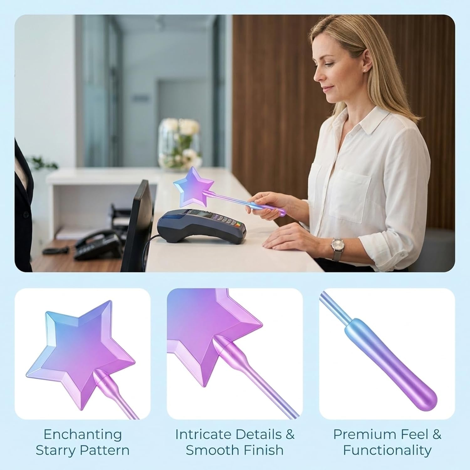 Credit Card Magic, 3D Printed Wand Contactless Payment