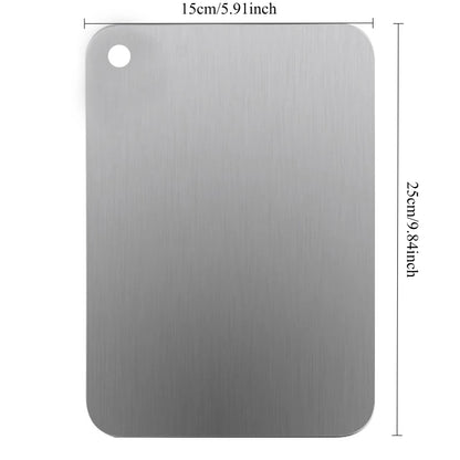 Thickened Stainless Steel Cutting Board Antibacterial and Mildew-Proof Household Cutting Board Kitchen Kneading Dough Board