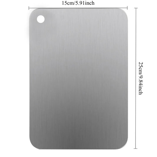Thickened Stainless Steel Cutting Board Antibacterial and Mildew-Proof Household Cutting Board Kitchen Kneading Dough Board