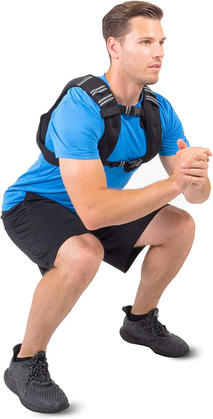 Prosourcefit Trainingsweste Für Gewichtheben, Laufen Und Fitness, Körpergewichtstraining, Männer Und Frauen, 2,7 Kg, 3,6 Kg, 4,5 Kg, 5,4 Kg, 9 Kg.