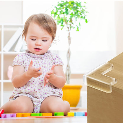 20 Stücks Kantenschutz Baby Eckenschutz Baby Eckenschutz Kantenschutz Selbstklebend Transparent Kindersicherung Tischkantenschutz Eckschutzkanten Baby Mit Verbessertem Superkleber Für Baby Sicherheit