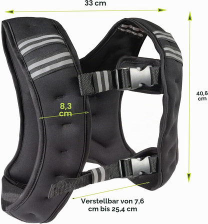 Prosourcefit Trainingsweste Für Gewichtheben, Laufen Und Fitness, Körpergewichtstraining, Männer Und Frauen, 2,7 Kg, 3,6 Kg, 4,5 Kg, 5,4 Kg, 9 Kg.