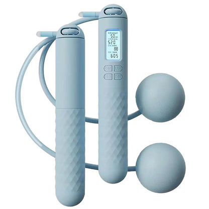Counting Jump Rope Ball TPU Skipping Rope Exercise Adjustable Cordless Jump Rope Fitness Gym Training Home Sport Equipment