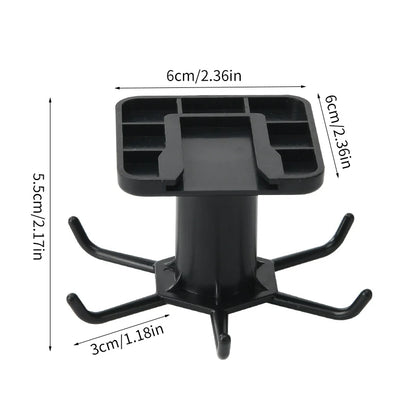 Kitchen Hooks Rotating Storage Rack without Punching Wall-Mounted Kitchenware Supplies Gods Multifunctional Shelves