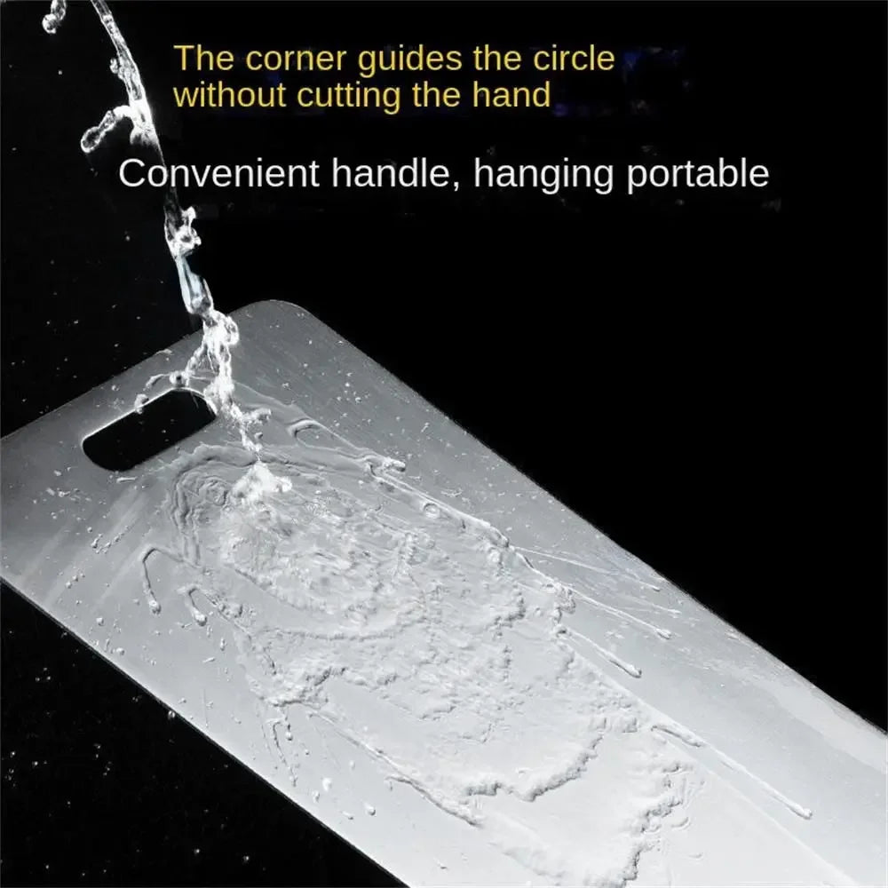 Thickened Stainless Steel Cutting Board Antibacterial and Mildew-Proof Household Cutting Board Kitchen Kneading Dough Board
