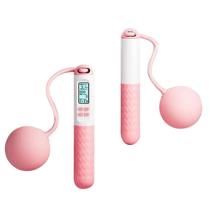 Counting Jump Rope Ball TPU Skipping Rope Exercise Adjustable Cordless Jump Rope Fitness Gym Training Home Sport Equipment