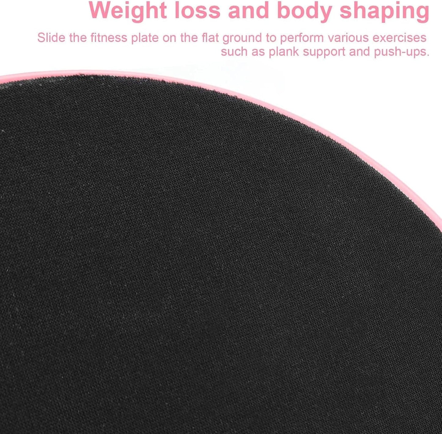 4 Stück Doppelseitige Gleitscheiben Für Fitness (17,5 Cm) - Slider Pads Für Teppich & Hartböden, Ideal Für Core-Training, Bauchmuskeln, Ausfallschritte & Home-Workout