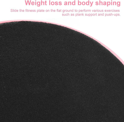 4 Stück Doppelseitige Gleitscheiben Für Fitness (17,5 Cm) - Slider Pads Für Teppich & Hartböden, Ideal Für Core-Training, Bauchmuskeln, Ausfallschritte & Home-Workout
