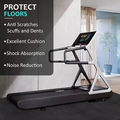 16Pcs Non-Slip Waterproof Fitness Mat Shock-Absorbing Floor Protection Splicing Exercise Mat Power Yoga Training Floor Tiles