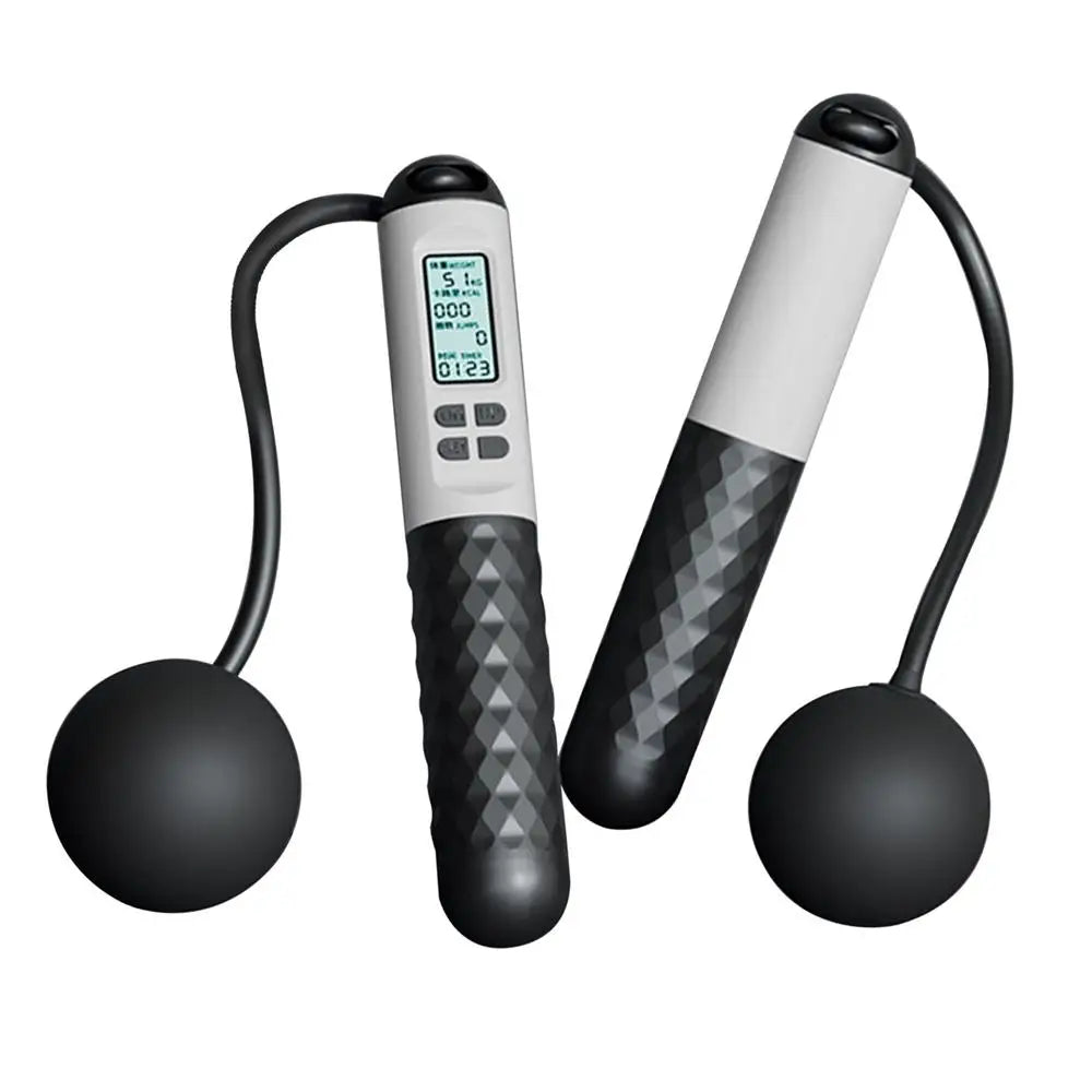 Counting Jump Rope Ball TPU Skipping Rope Exercise Adjustable Cordless Jump Rope Fitness Gym Training Home Sport Equipment