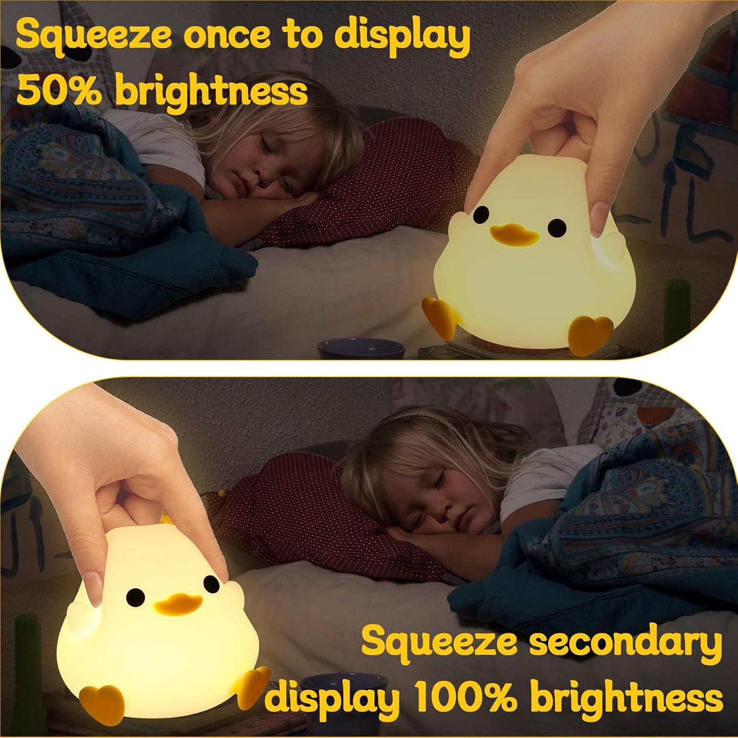 Dodo Duck Nachtlicht Baby Silikon Dimmbar Enten Lampe Wiederaufladbare Portable Dodo Duck Night Light Led Berührungsempfindlich Nachtlicht Kinderzimmer Babyzimmer Kindergeschenke