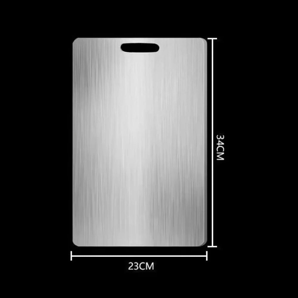 Thickened Stainless Steel Cutting Board Antibacterial and Mildew-Proof Household Cutting Board Kitchen Kneading Dough Board