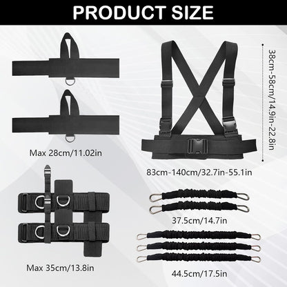 Boxing Resistance Bands, Boxen Training Resistance Band Strength Training Equipment Boxtraining Für Zuhause Widerstandsbänder Set Resistenzbänder Ankle Straps Für Boxtraining Trainingsgeräte