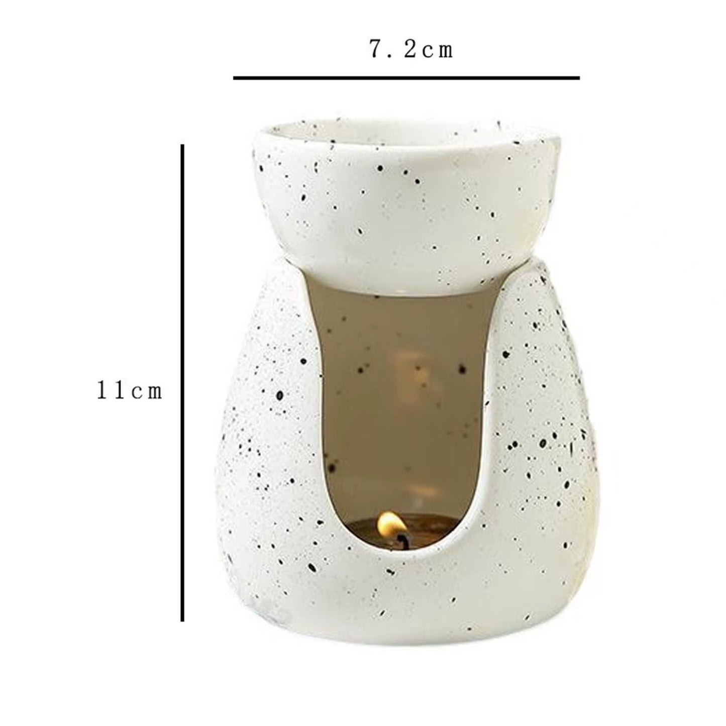Essential Oil Burner Essential Oil Warmer Aromatherapy Oil Warmer Tabletop Wax Melt Burner for Office Home Bedroom SPA Yoga