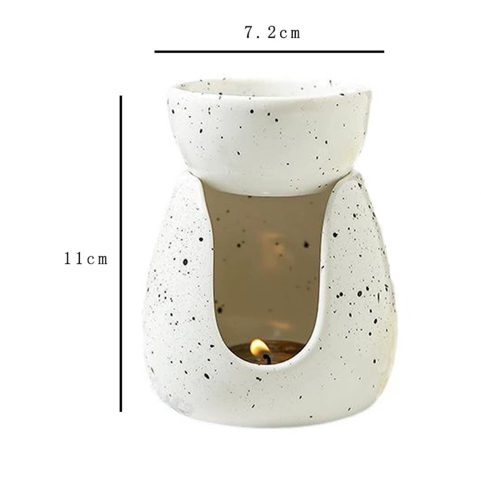 Essential Oil Burner Essential Oil Warmer Aromatherapy Oil Warmer Tabletop Wax Melt Burner for Office Home Bedroom SPA Yoga
