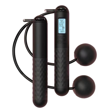 Counting Jump Rope Ball TPU Skipping Rope Exercise Adjustable Cordless Jump Rope Fitness Gym Training Home Sport Equipment