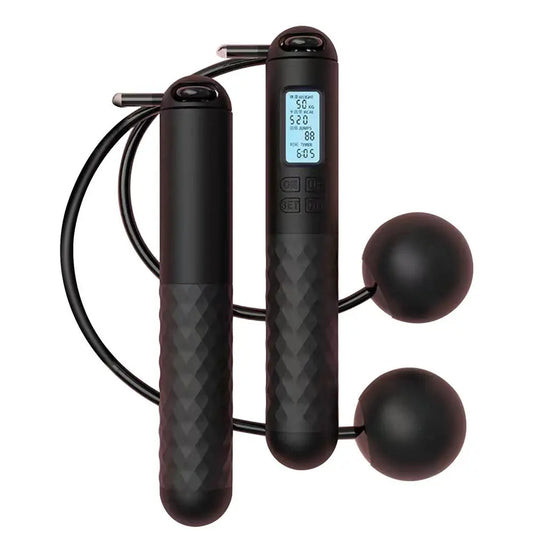 Counting Jump Rope Ball TPU Skipping Rope Exercise Adjustable Cordless Jump Rope Fitness Gym Training Home Sport Equipment