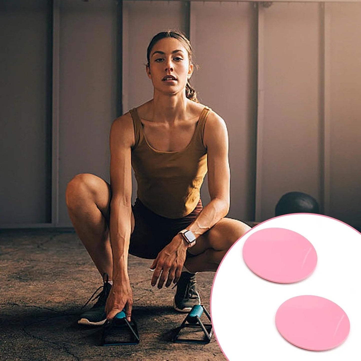 4 Stück Doppelseitige Gleitscheiben Für Fitness (17,5 Cm) - Slider Pads Für Teppich & Hartböden, Ideal Für Core-Training, Bauchmuskeln, Ausfallschritte & Home-Workout