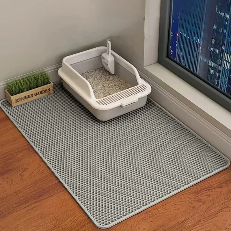 Double-Layer Large Cat Litter Mat