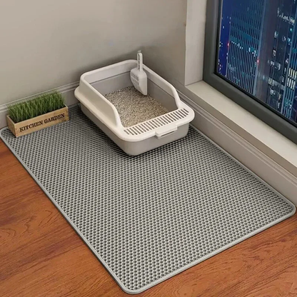 Double-Layer Large Cat Litter Mat