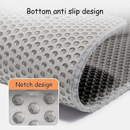 Double-Layer Large Cat Litter Mat