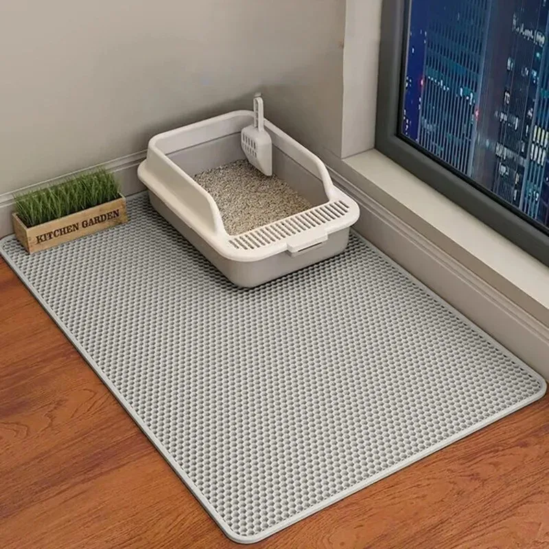 Double-Layer Large Cat Litter Mat