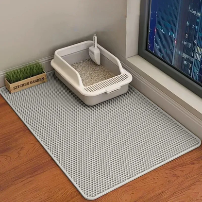 Double-Layer Large Cat Litter Mat