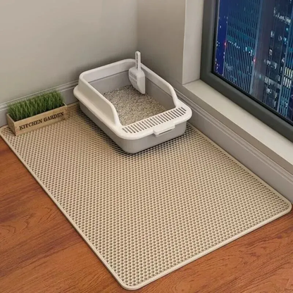 Double-Layer Large Cat Litter Mat