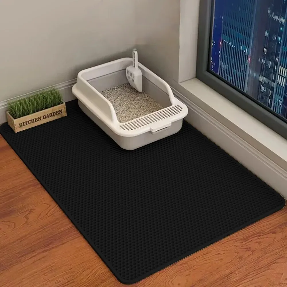 Double-Layer Large Cat Litter Mat