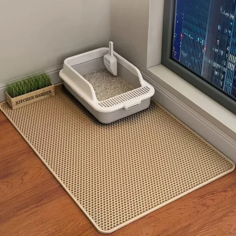 Double-Layer Large Cat Litter Mat