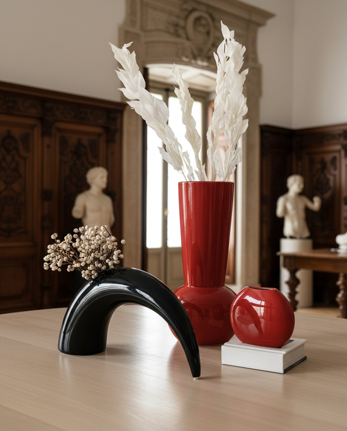Keramikvase im Bauhaus-Stil (Art Deco)