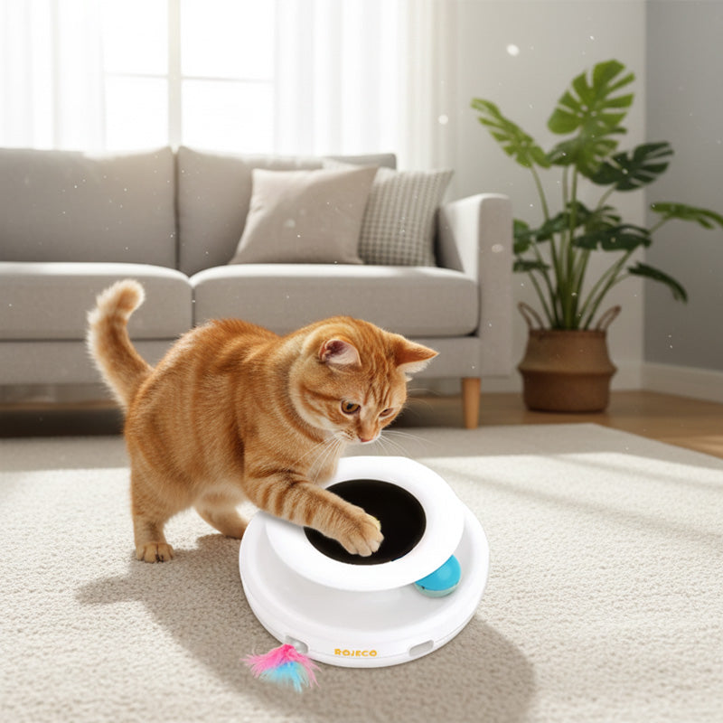 ROJECO 2-in-1-Smart-Katzenspielzeug