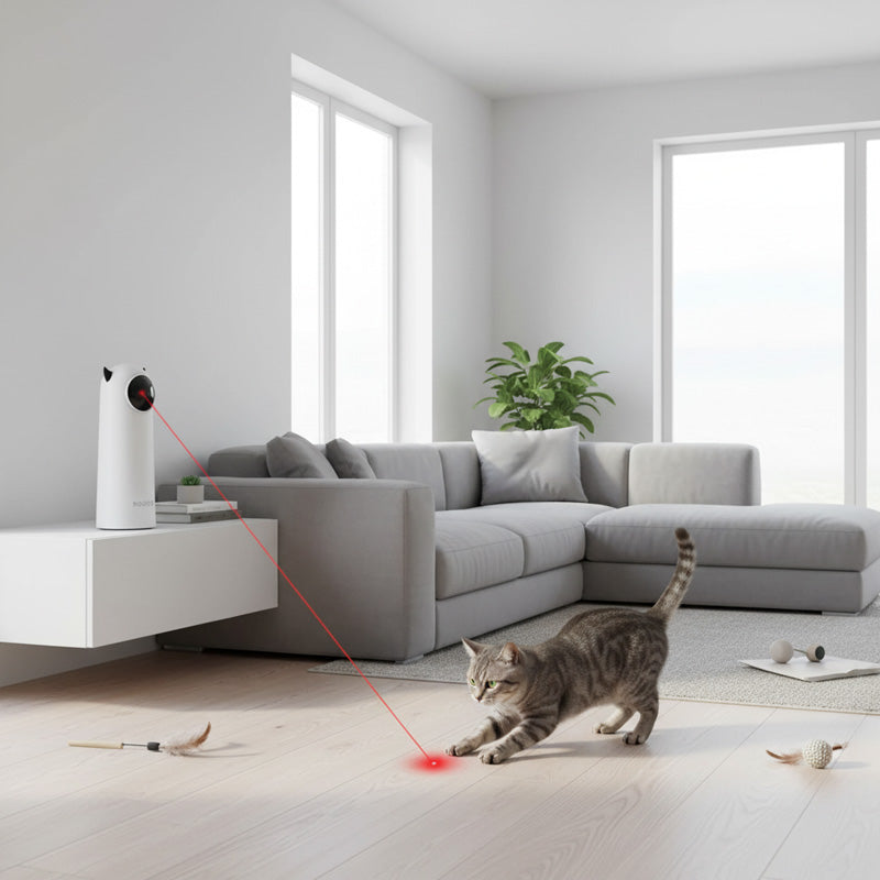 ROJECO  Interaktive Automatische Katze Spielzeug