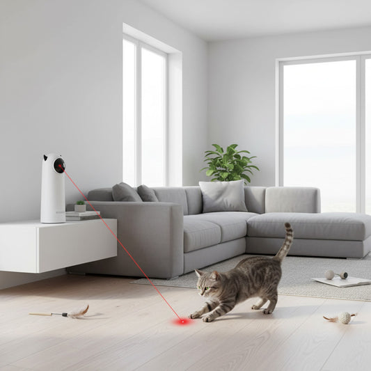 ROJECO  Interaktive Automatische Katze Spielzeug