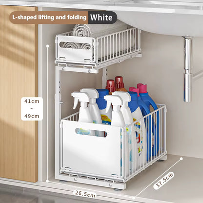Verstellbares Küchen-Aufbewahrungsregal