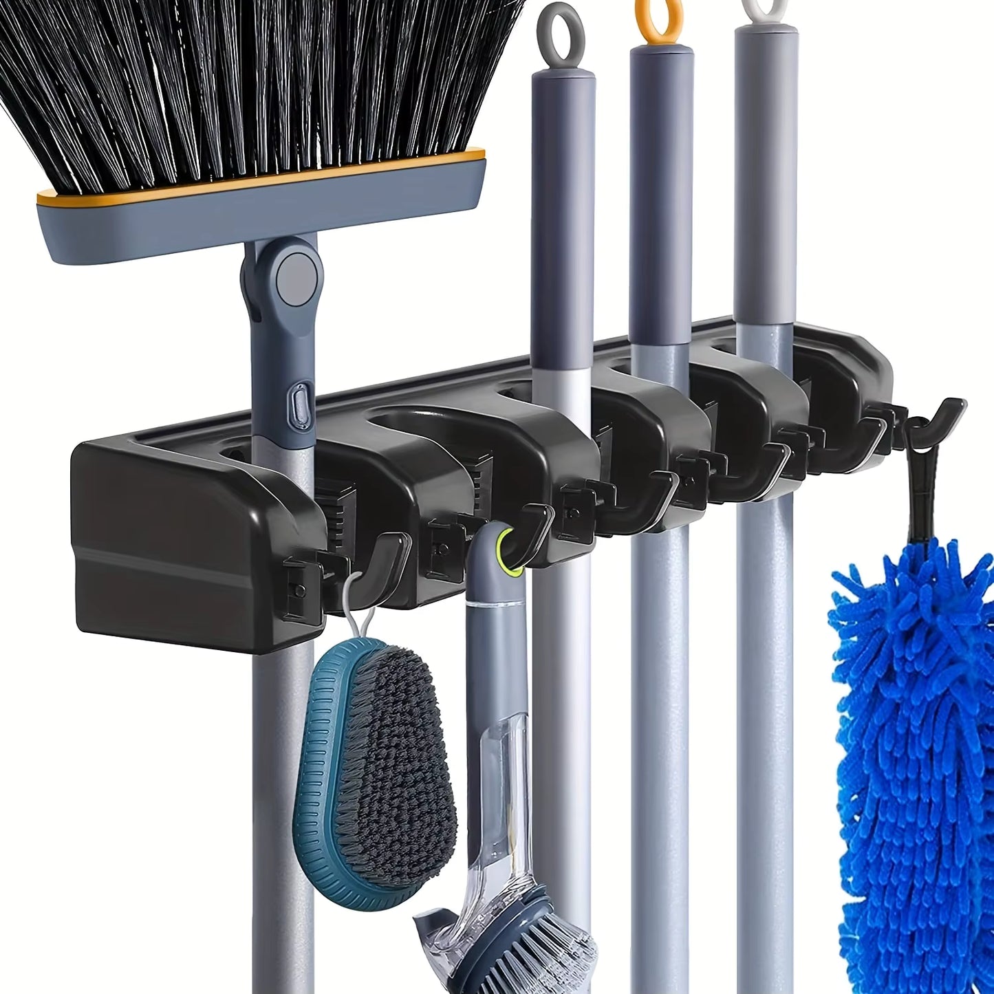 Wandmontierter Besenaufhänger