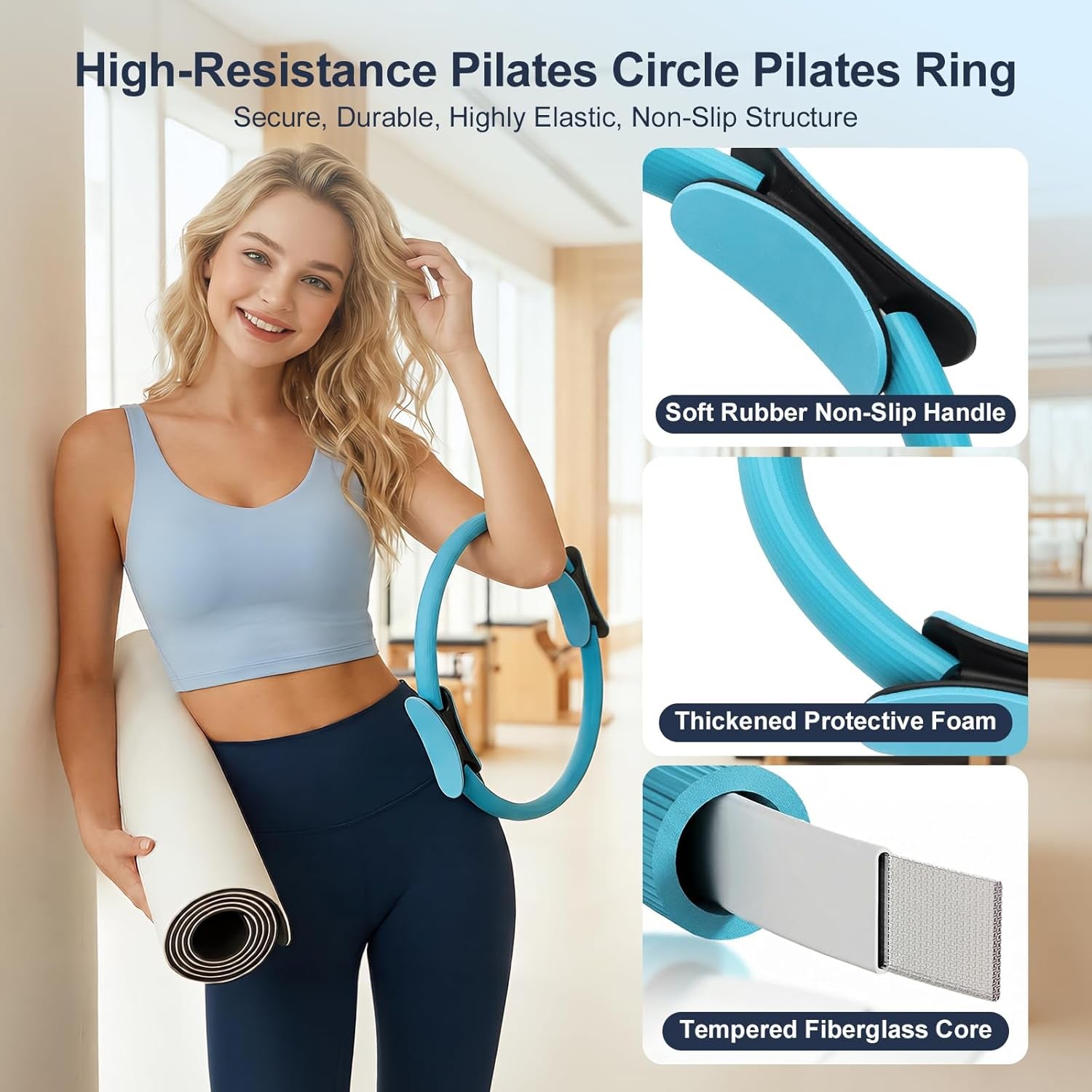 Pilates Set Pilates Equipment Pilates Set Für Zuhause 13 Stück Home Pilates Set Pilates Workout Set Home Pilates Kit Für Frauen Pilates Essentials Kit Pilates Zubehör Pilates Kit Pilates Ring