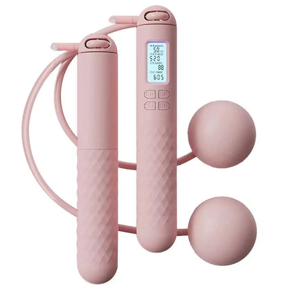 Counting Jump Rope Ball TPU Skipping Rope Exercise Adjustable Cordless Jump Rope Fitness Gym Training Home Sport Equipment