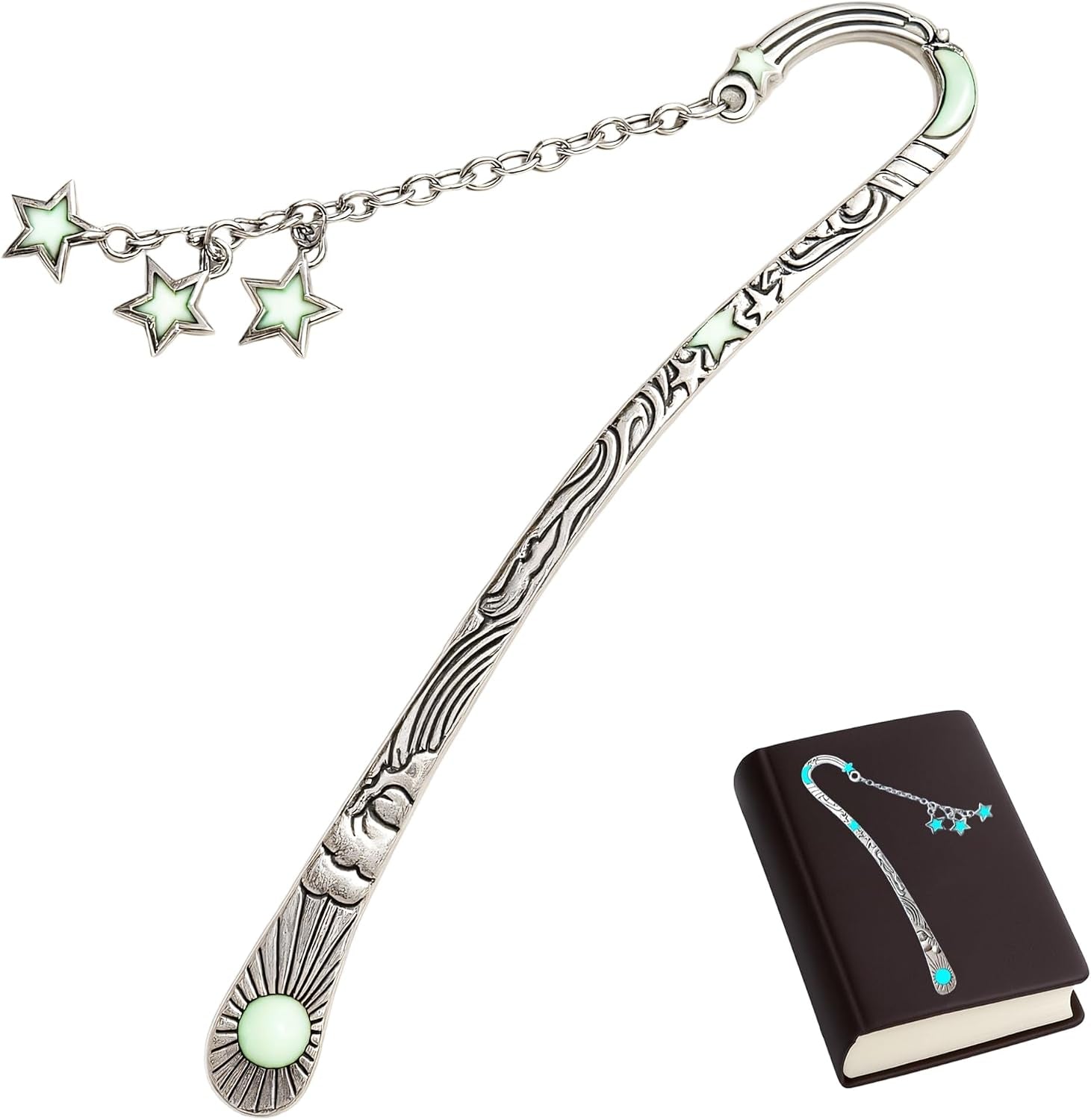 Lesezeichen Metall, Lesezeichen Personalisiert, Lesen Zubehör, Geschenke Für Leseratten, Bookmark Suitable as Birthday Gifts for Book Lovers, Teachers, and Friends, as Well as Christmas Gifts