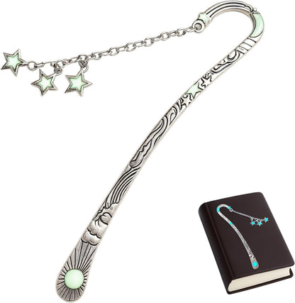 Lesezeichen Metall, Lesezeichen Personalisiert, Lesen Zubehör, Geschenke Für Leseratten, Bookmark Suitable as Birthday Gifts for Book Lovers, Teachers, and Friends, as Well as Christmas Gifts