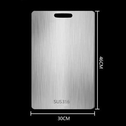 Thickened Stainless Steel Cutting Board Antibacterial and Mildew-Proof Household Cutting Board Kitchen Kneading Dough Board