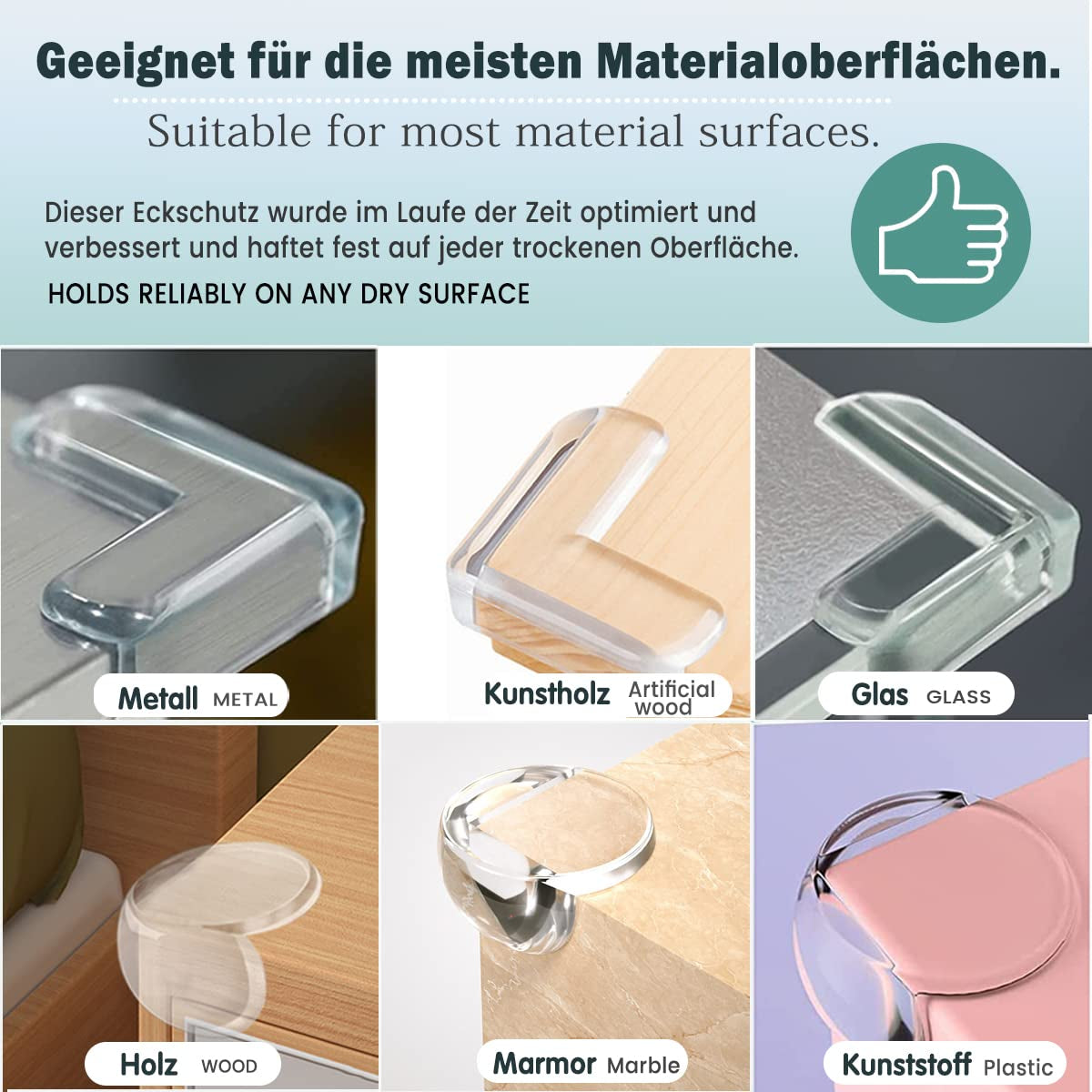 20 Stücks Kantenschutz Baby Eckenschutz Baby Eckenschutz Kantenschutz Selbstklebend Transparent Kindersicherung Tischkantenschutz Eckschutzkanten Baby Mit Verbessertem Superkleber Für Baby Sicherheit