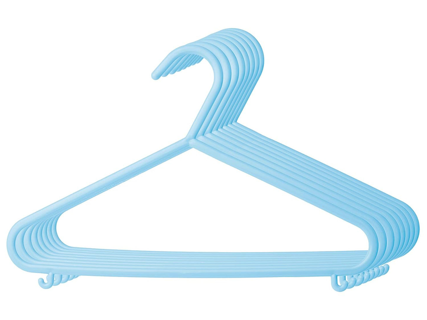 Bieco Kleiderbügel Kinder 8 Stück Eisblau | Länge Ca. 30Cm | Baby Kleiderbügel | Baby Organizer Für Kleiderschrank | Kleiderbügel Baby | Baby Kleiderbügel | Kleiderbügel | Kleiderbügel Clothes