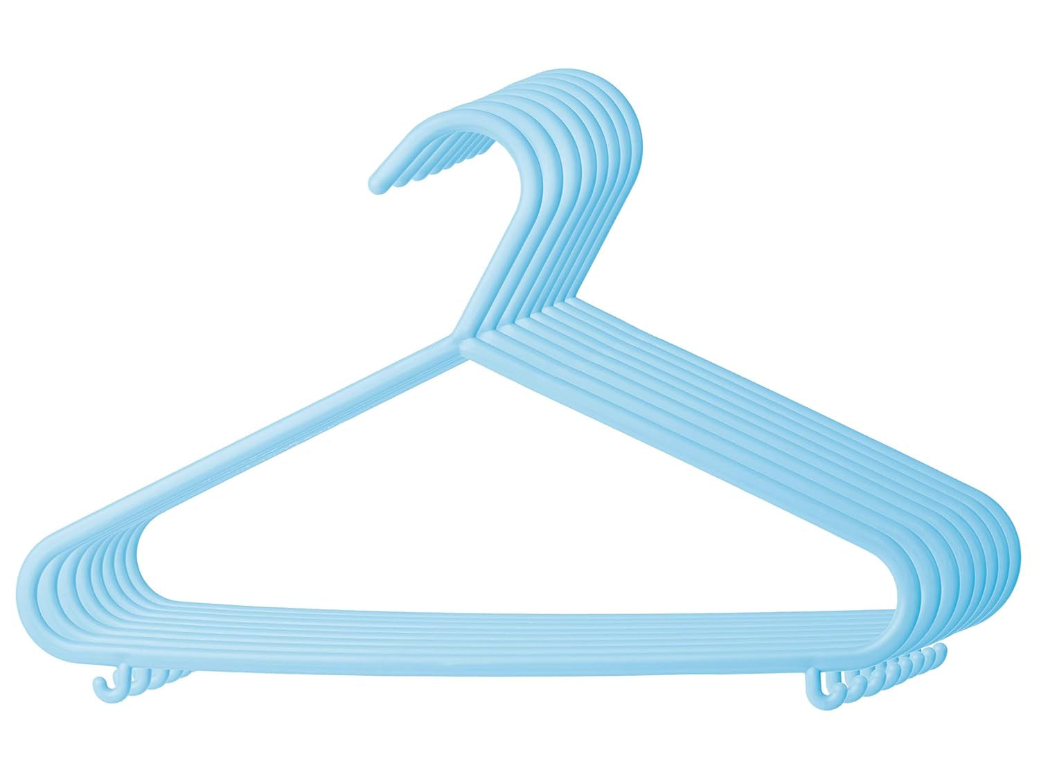 Bieco Kleiderbügel Kinder 8 Stück Eisblau | Länge Ca. 30Cm | Baby Kleiderbügel | Baby Organizer Für Kleiderschrank | Kleiderbügel Baby | Baby Kleiderbügel | Kleiderbügel | Kleiderbügel Clothes