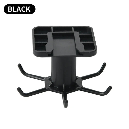 Kitchen Hooks Rotating Storage Rack without Punching Wall-Mounted Kitchenware Supplies Gods Multifunctional Shelves