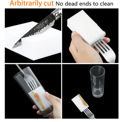 Kitchen Cleaning Sponge 10X7X3Cm Melamine Sponge Magic Sponge Eraser Sponge Cleaner for Kitchen Bathroom Office Cleaning Tools